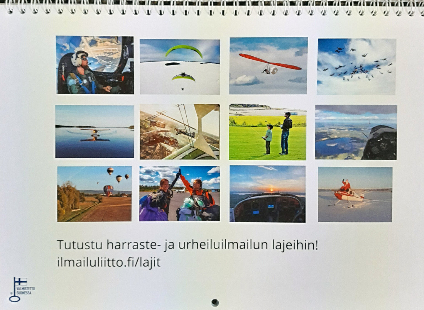 Suomen Ilmailuliiton kalenteri vuodelle 2024